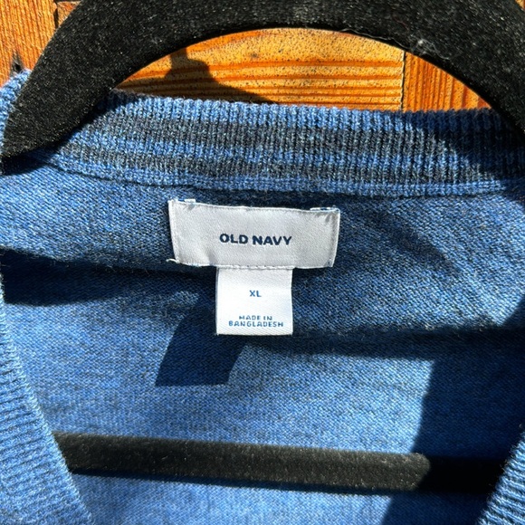 Old Navy men’s long sleeves sweater XL blue - Picture 2 of 5